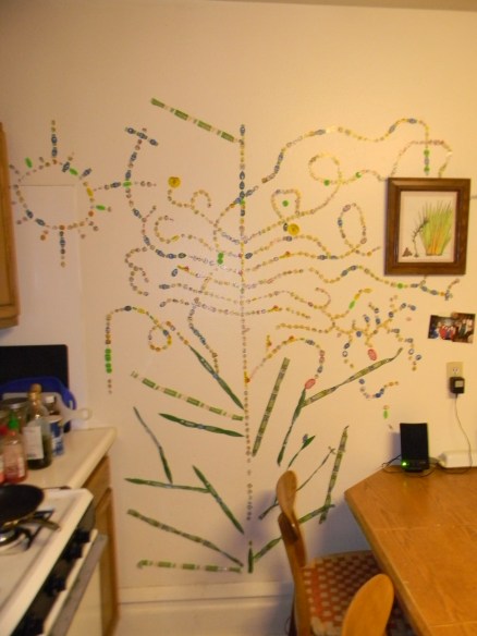 The produce sticker tree that lives in my kitchen.