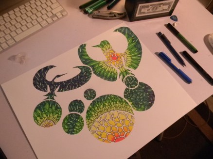 Working on 'Flowering of Memory'