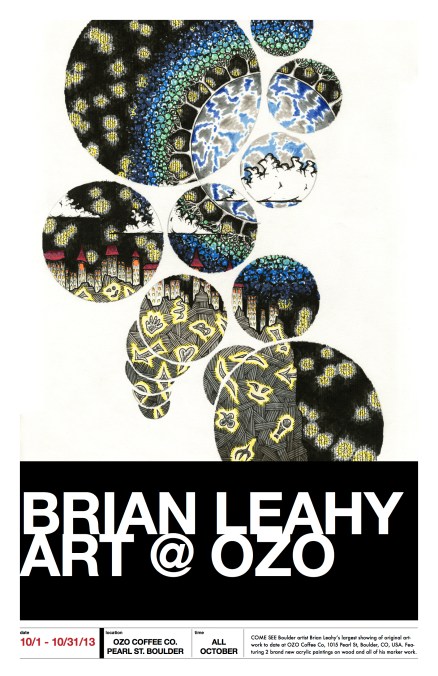 brian leahy at ozo poster - focus
